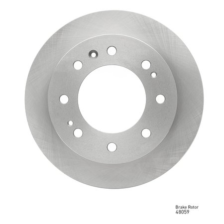 DYNAMIC FRICTION CO Brake Rotor, Front, 600-48059 600-48059